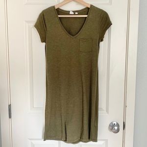 GAP Olive Green Tee Dress